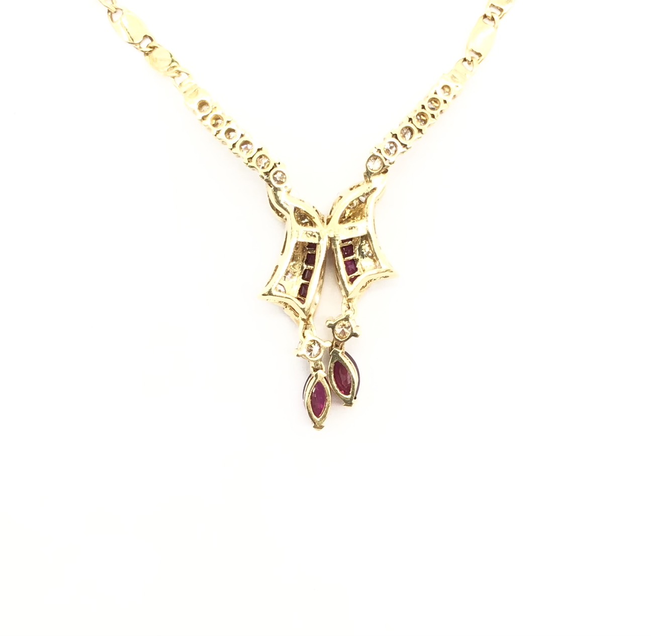 【ZA-14】ルビーネックレス