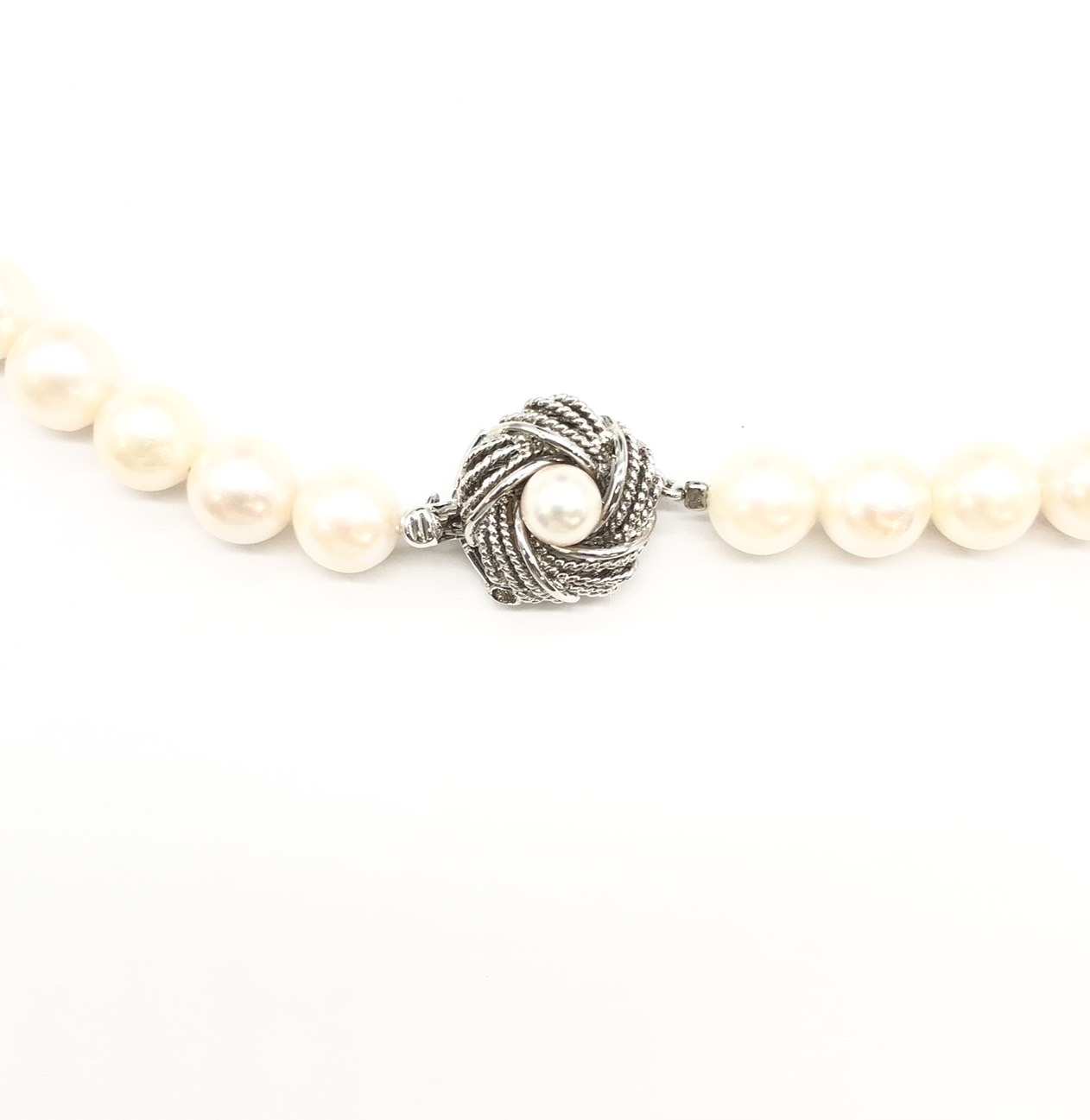 【ZA-19】パールネックレス  リング セット