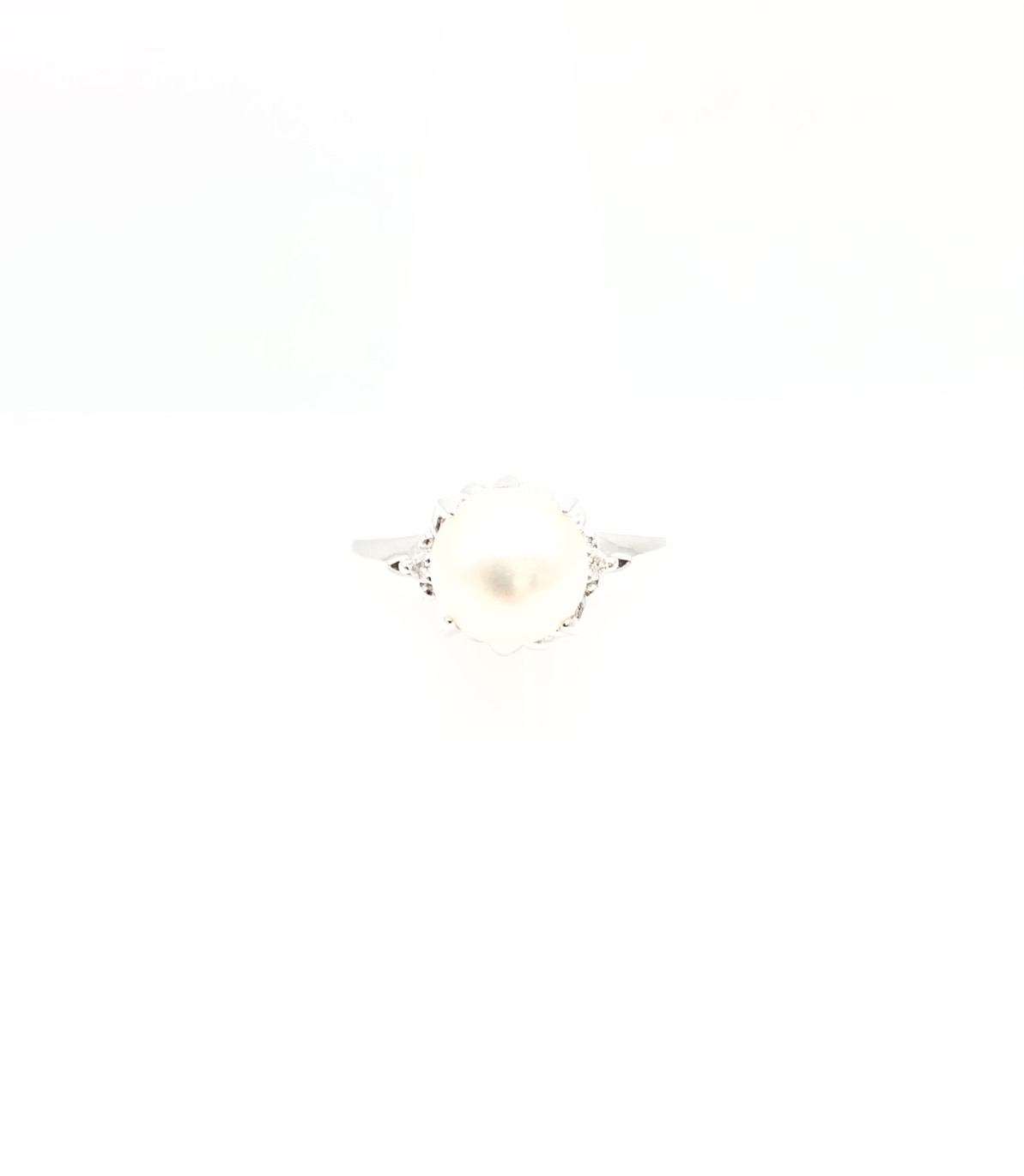 【ZA-19】パールネックレス  リング セット