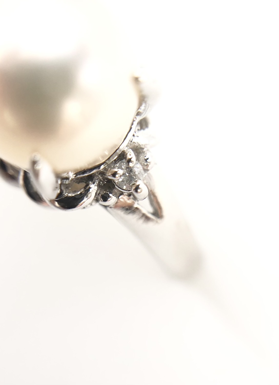 【ZA-19】パールネックレス  リング セット