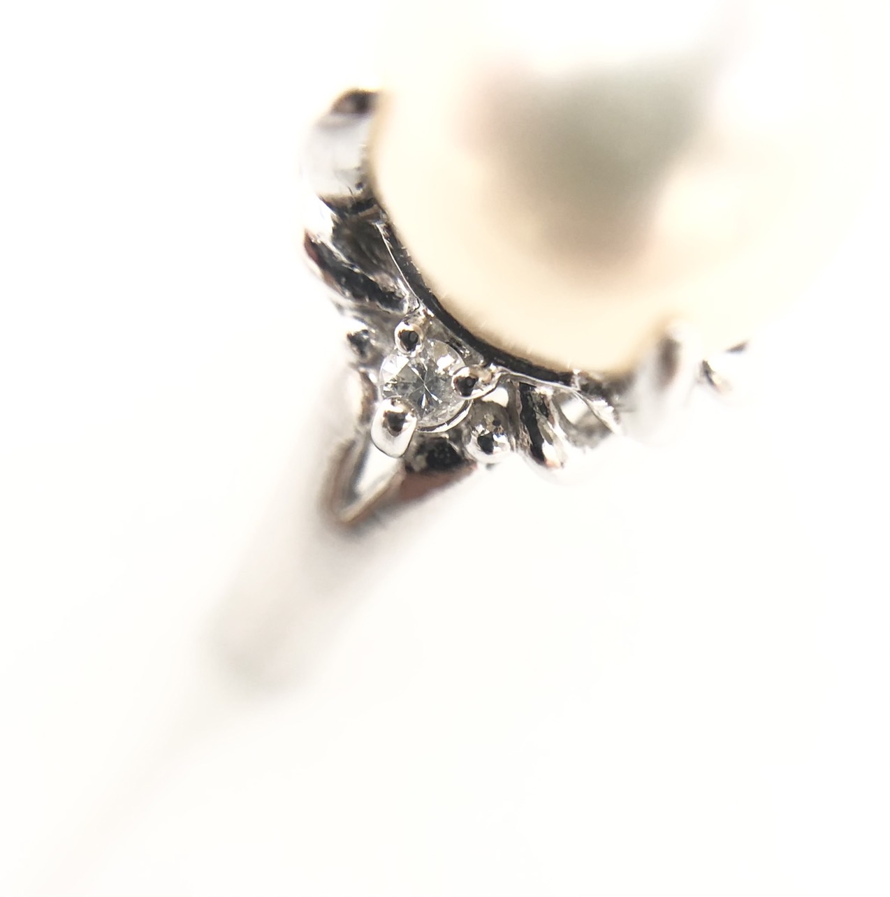 【ZA-19】パールネックレス  リング セット