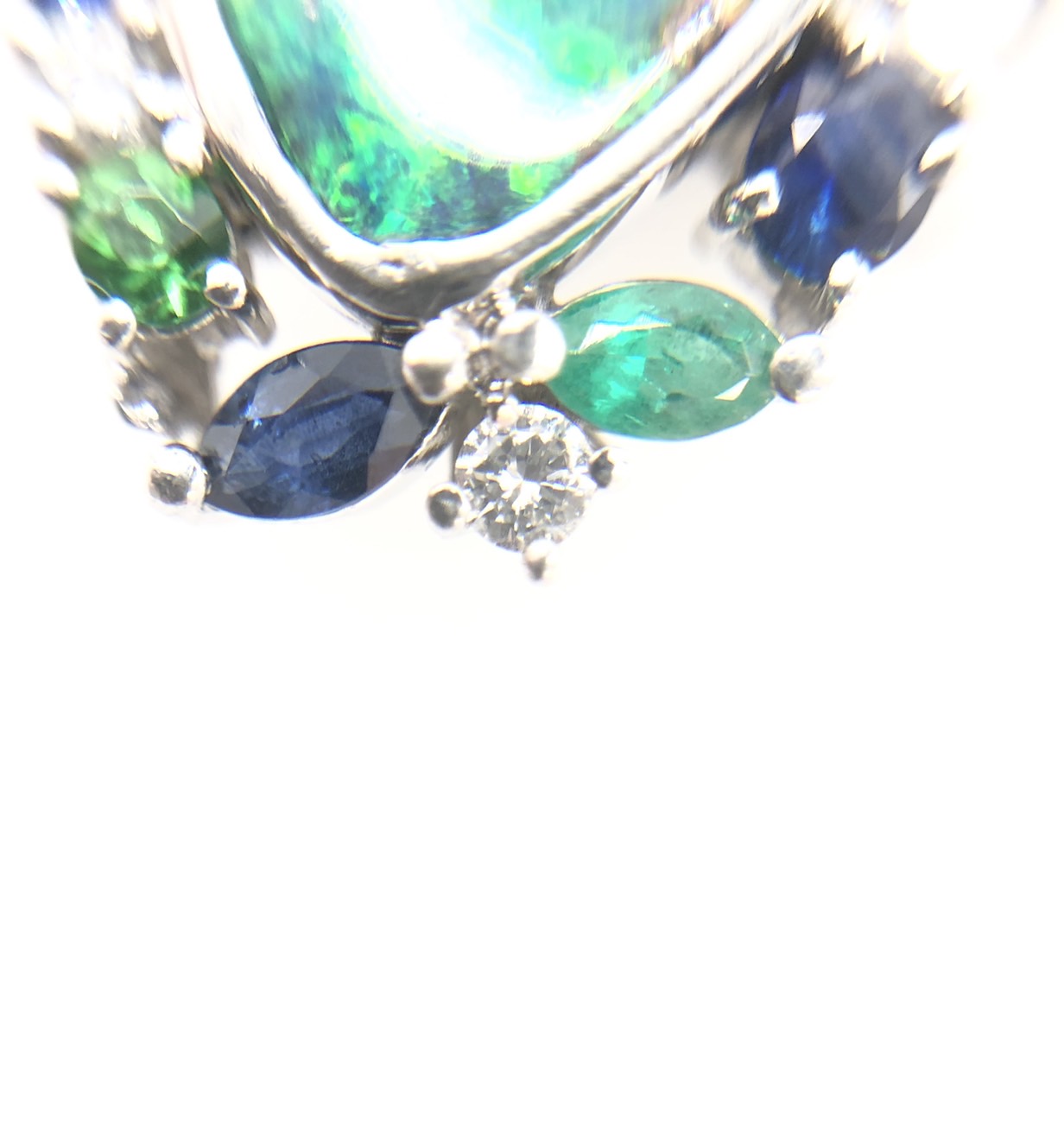 【ZA-11】ブラックオパール  リング