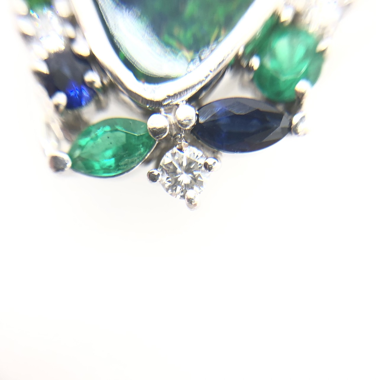 【ZA-11】ブラックオパール  リング