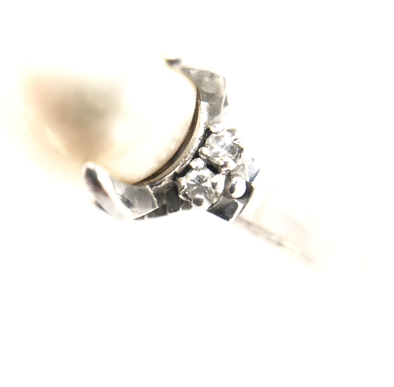 【ZA-21】パールネックレス  リング ピアス   3点セット