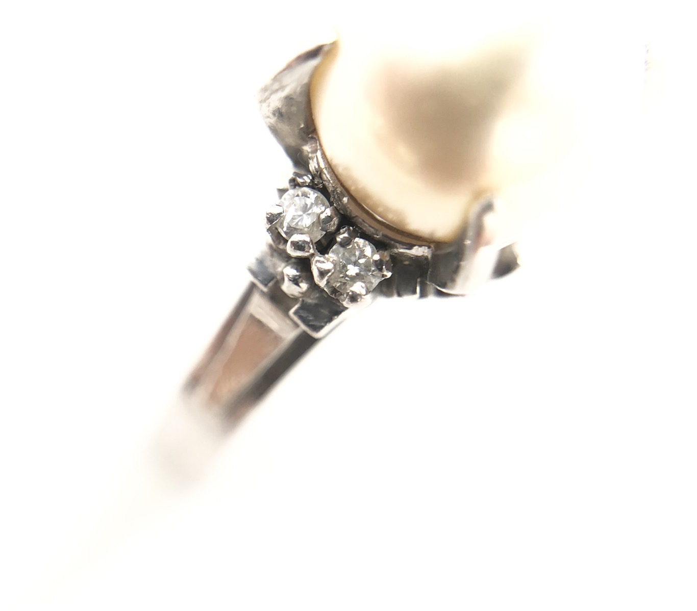 【ZA-21】パールネックレス  リング ピアス   3点セット