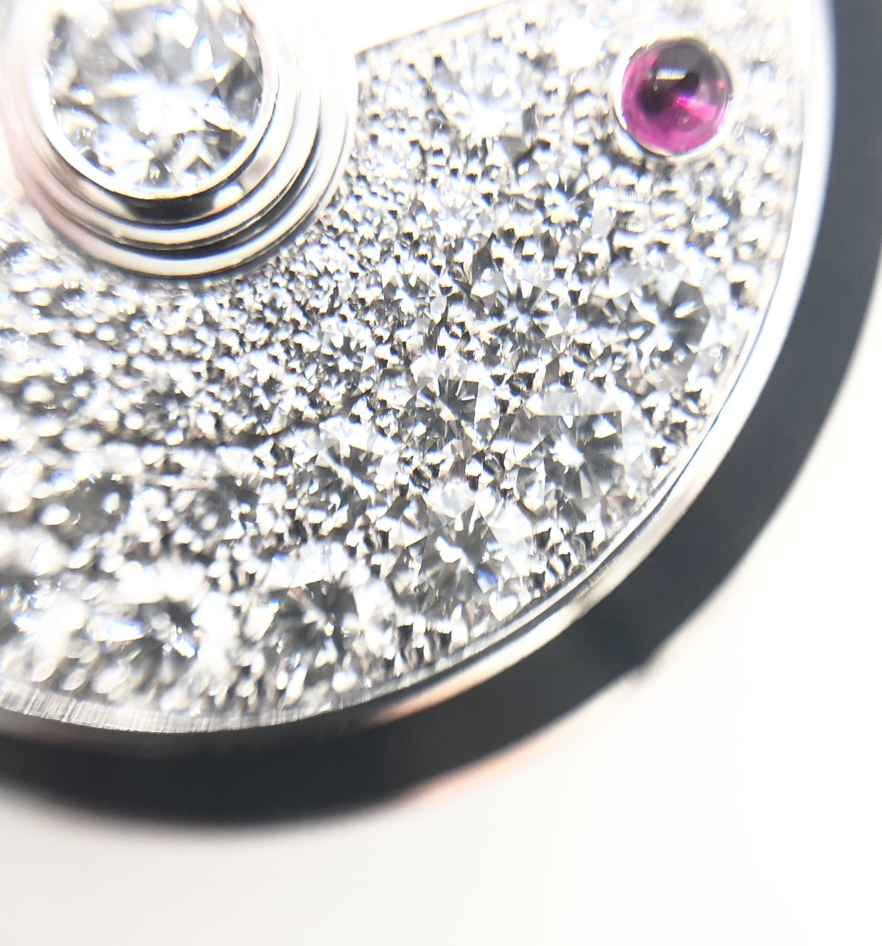 【ZA-39】Cartier ロングネックレス アミュレット XL ラージ 2ポイントルビー