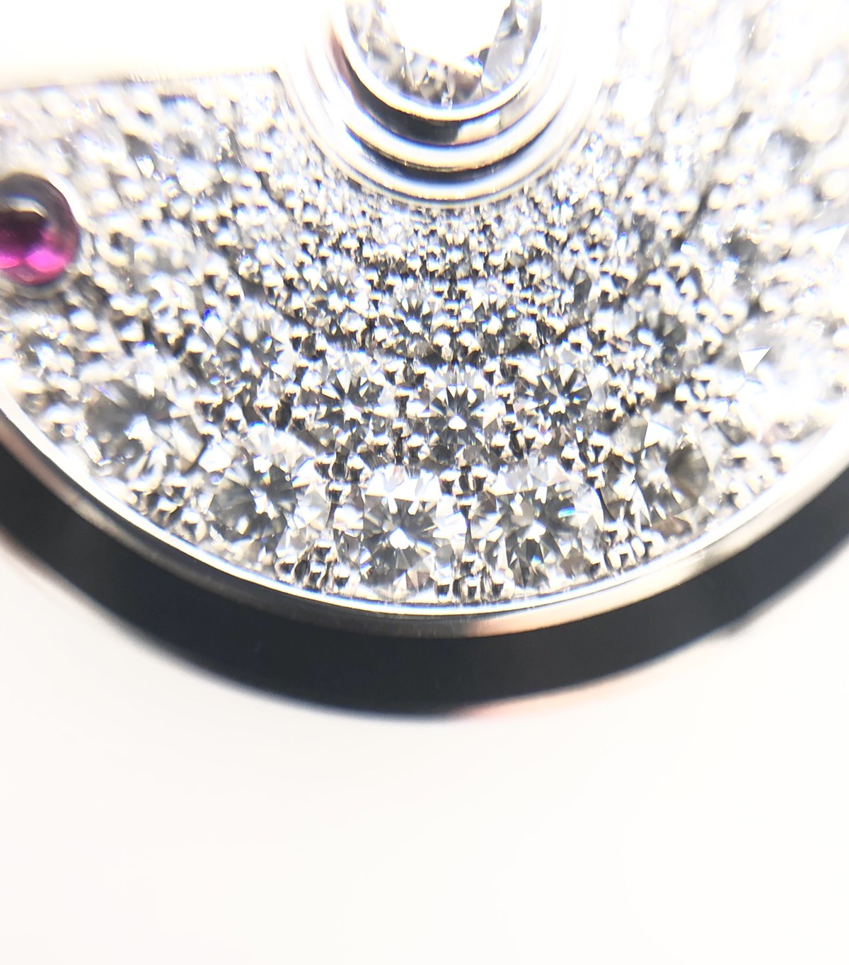 【ZA-39】Cartier ロングネックレス アミュレット XL ラージ 2ポイントルビー