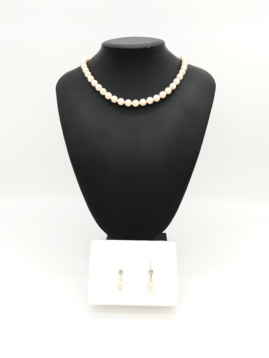 【ZA-2】パールネックレス  イヤリング セット