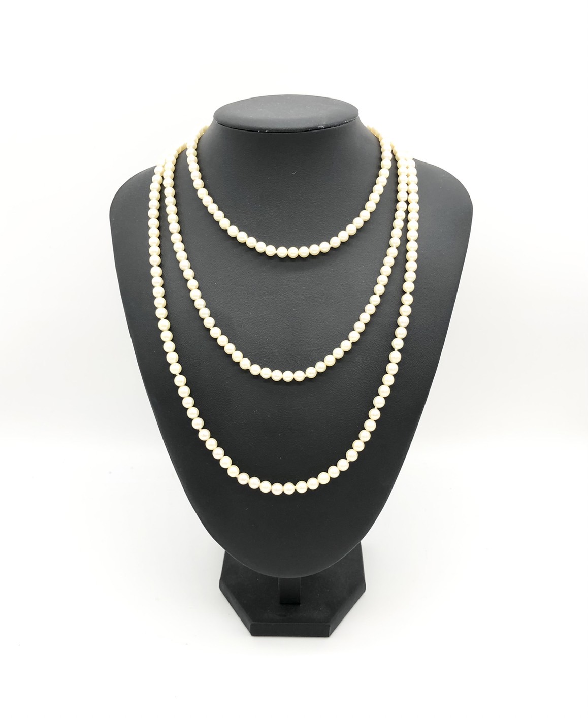 【ZA-3】パールネックレス  ロング