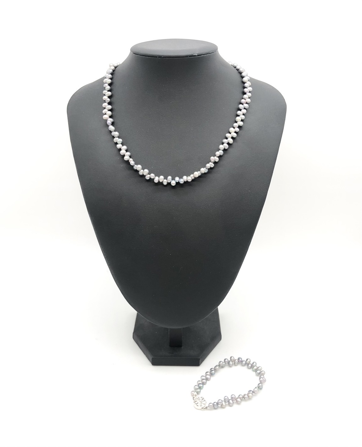 【ZA-11】パールネックレス ブレスレット セット